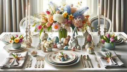 Easter home decoration inspiration, Easter flowers bouquet, deco, interior design