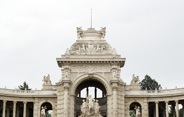 Fototapeta na wymiar Palais Longchamp, Marseille, France
