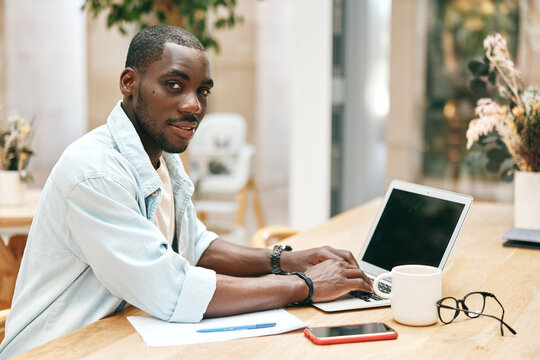 Businessman Man Person Male Business Sitting Modern Computer Office Laptop Technology