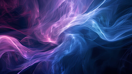 Fototapeta premium Minimalist Futuristic Abstract Background. Digital Art with Smooth Texture