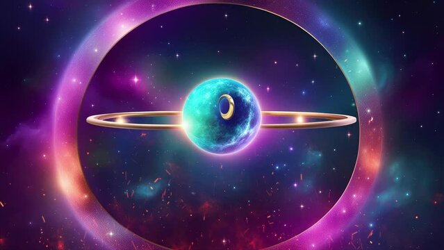 State of mind, astrological horoscope, universe, cosmos. Healing therapy, etc. Mystical surrealism conceptual abstract fantasy art. Suitable for content illustration like religion, meditation, science