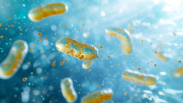 Probiotics Bacteria . Biology, Science Microscopic medicine. Digestion stomach escherichia coli, treatment, Health care medication, anatomy organism