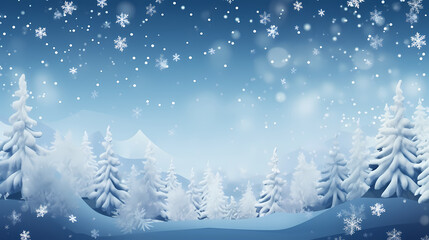 Obraz na płótnie Canvas Snowflake background, winter cold texture frozen icy illustration snow frost