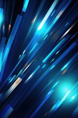 an abstract blue light and texture vector background with light lines, in the style of industrial angles - obrazy, fototapety, plakaty