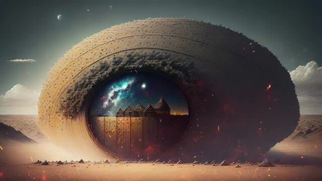 Mystical surrealism conceptual abstract fantasy art, state of mind, astrological horoscope, universe, cosmos. Suitable for content illustration like religion, meditation, science, healing therapy, etc