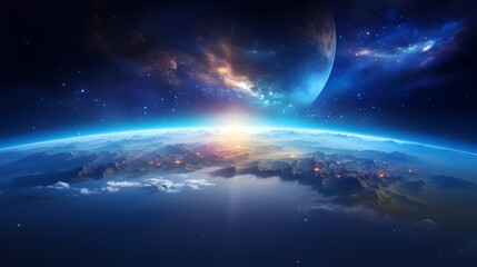 Admire our beautiful Earth from the vastness of space