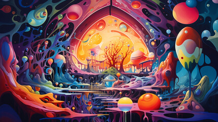 Obraz premium fantasy landscape