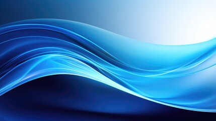 Fototapeta premium a blue wave wallpaper is shown, in the style of futuristic abstracts, luminescence, smooth curves