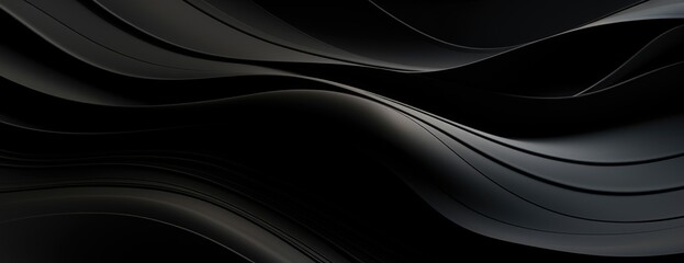Wallpaper, abstract background, black thin line wave background, in the style of layered surfaces, abstract minimalism appreciator, dark silver