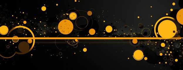black and yellow abstract background, in the style of industrial design