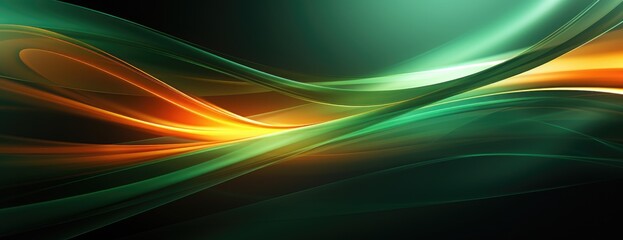 abstract colorful background with blurred lines, in the style of green academia, technological design, flat shapes
