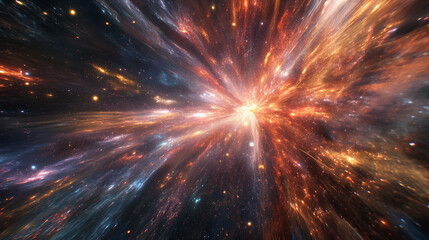 Vibrant Space Filled With Numerous Colorful Stars