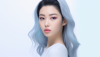 Young Bionic Rebel Warrior Fighter Asian Woman