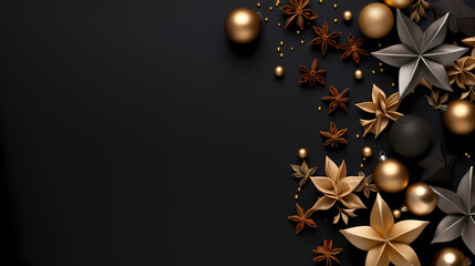 Luxurious shiny Christmas ball decoration, Christmas and New Year ornaments background