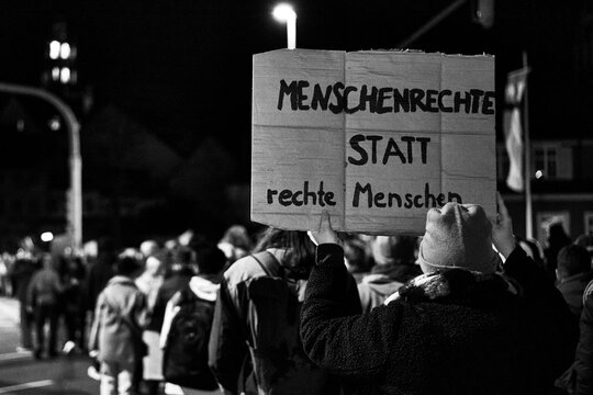 Demonstration gegen Rechts in Konstanz