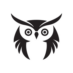 owl on white