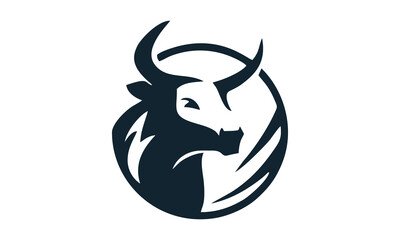 headbull logo vector 