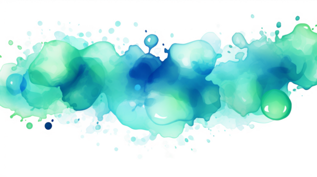 Abstract Watercolor Paint Splash