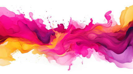 Vibrant Abstract Color Splash