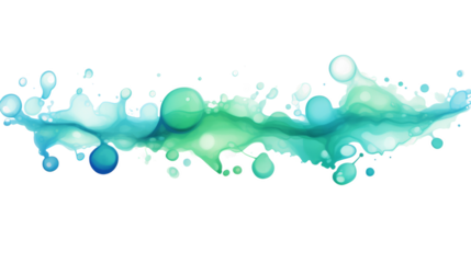 Colorful Liquid Splash Dynamics