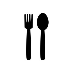 spoon and fork icon vector. spoon, fork and knife icon vector. restaurant icon