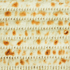 Seamless material photo texture of corn pita bread surface.