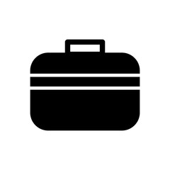 Briefcase icon vector. suitcase icon. luggage symbol.
