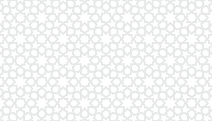 islamic background with arabic hexagonal ornament and arabian seamless geometric pattern texture use for ramadan wallpaper and eid banner