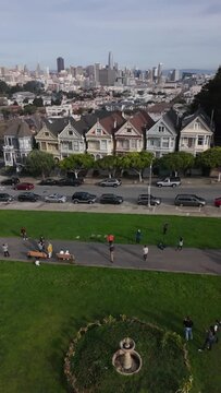 Painted Ladies in San Francisco, CA