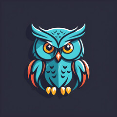 Owl animal logo