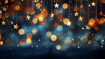 Fototapeta na wymiar Abstract bokeh lights background, blurred bokeh effect, holiday decoration background