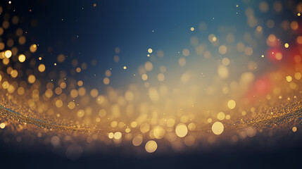 Abstract bokeh lights background, blurred bokeh effect, holiday decoration background