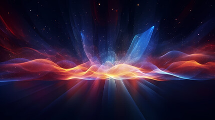 Fototapeta premium Abstract background of future network technology and network connections