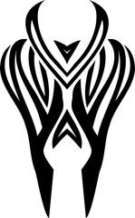 トライバル線画アート