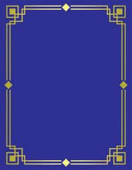 Gold Border Frame 