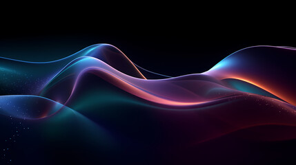 Digital technology particles abstract background, abstract analysis visualization
