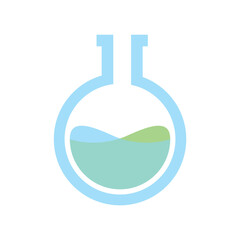 Lab vector logo template design.