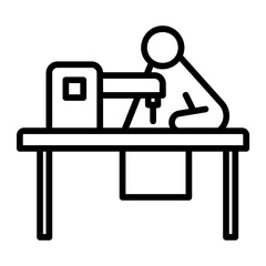working at home icon