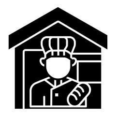 working at home icon