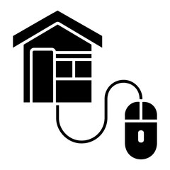 working at home icon