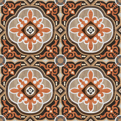 Seamless barber shop pattern illustration. Colorful texture of wood use as natural background.	
