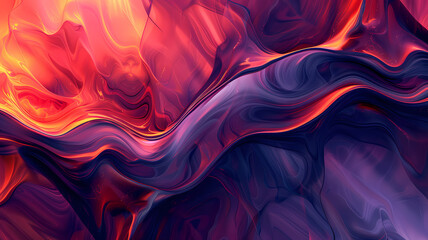 Vivid Colors in Abstract Fluid Art