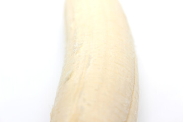 details of the peeled banana. fruit details. fruit with selective focus.