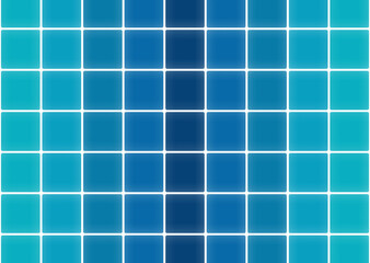 Blue mosaic background, pool tiles.