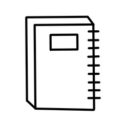 Brochure line icons set