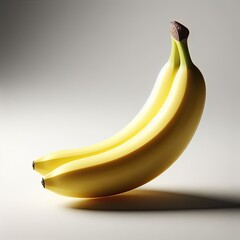 bananas on a white background, digitala art