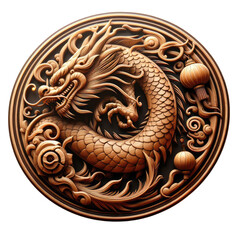 the Chinese New Year with Dragon Icon and symbol in Chinese culture