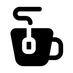 Tea Solid Icon 