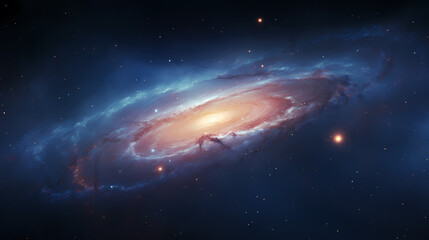 Obraz premium Space background, cosmic science astronomy background