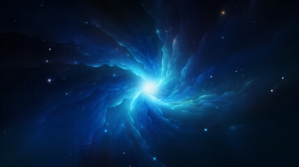Obraz premium Galaxy nebula background in space, 3D illustration of nebulae in the universe